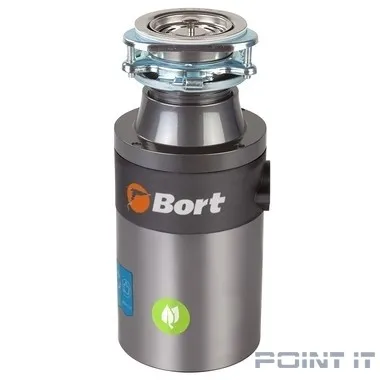 Bort Измельчитель пищевых отходов TITAN 4000 Plus {Мощность л.с. 0,75 ; 560 Вт; 4,2 кг/мин; 3200 об/мин; 1400 мл; набор аксессуаров 4 шт} [1275776]