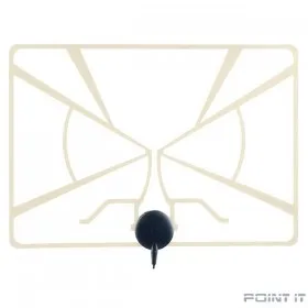 Perfeo ТВ антенна &quot;RADAR&quot;, активная, встр. усилитель, питание от ресивера 5V, DVB-T2 [PF_A4213]