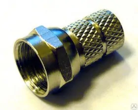 Штекер F (гайка) на 3С2V (медь) (F113), Netko
