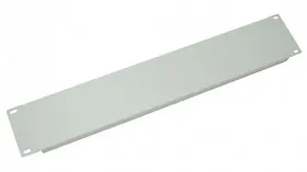 Заглушка 19'' 2 U, без крепежа, серая
