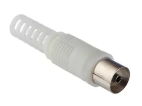 Гнездо ТВ белый, NETKO Optima