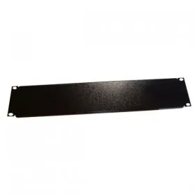 Заглушка 19'' 2 U, без крепежа, черная
