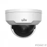 Uniview IPC322SB-DF28K-I0-RU Видеокамера IP купольная антивандальная, 1/2.8" 2 Мп КМОП @ 30 к/с, ИК-подсветка до 30м., LightHunter 0.001 Лк @F1.6, объектив 2.8 мм, WDR, 2D/3D DNR, Ultra 265, H.265, H.