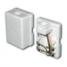 Розетка телефонная внешняя / 1 порт RJ-11(6p2c) / 2 контактная, белая, Netko