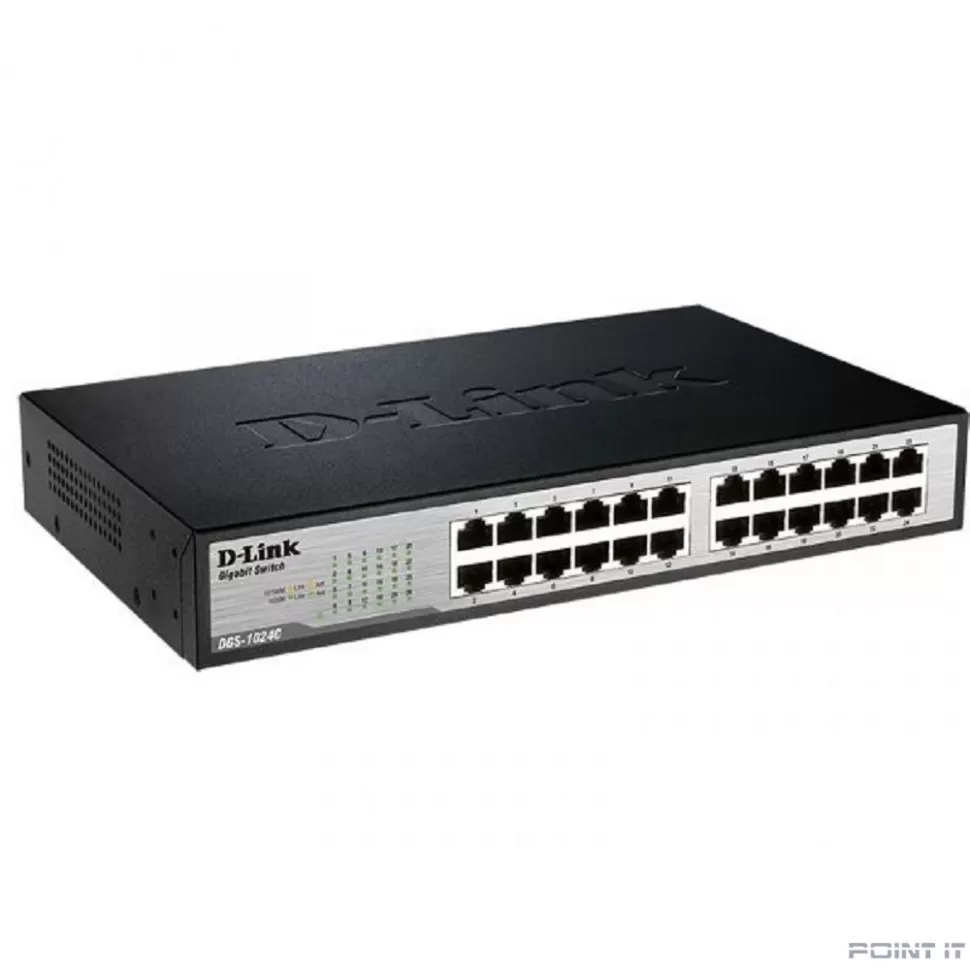 D-Link DGS-1024C/B2A Неуправляемый коммутатор с 24 портами 10/100/1000Base-T