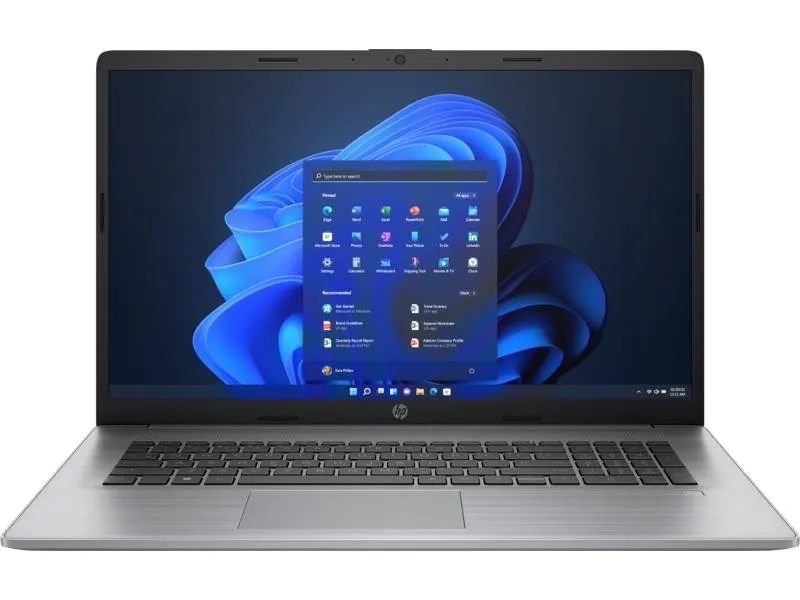 Ноутбук HP 470 G9 17.3" 1920x1080/Intel Core i5-1235U/RAM 8Гб/SSD 512Гб/GeForce MX550/ENG|RUS/DOS серебристый/2.08 кг 6S7D3EA