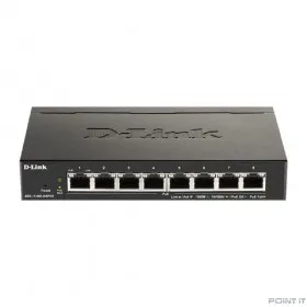 D-Link DGS-1100-08PV2/A3A Настраиваемый L2 коммутатор с 8 портами 10/100/1000Base-T (8 портов PoE 802.3af/at, PoE-бюджет 64 Вт)