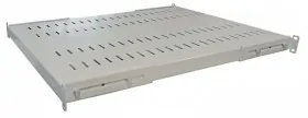 Полка для шкафа глубиной 600 (443х400), с крепежом, серая, 300 кг