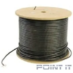5bites US5505-305C(P)E Кабель  UTP / SOLID / 5E / 24AWG / COPPER / PVC+PE / BLACK / OUTDOOR / DRUM / 305M