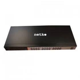 Коммутатор 19&quot;, 26 портовый, 24 1Gbit порта, 2 SFP, мет. корпус, черный