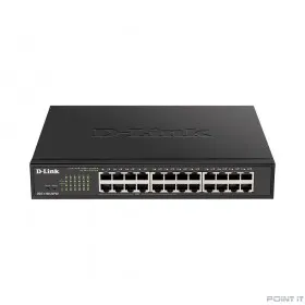 D-Link DGS-1100-24PV2/A3A Настраиваемый L2 коммутатор c 24 портами 10/100/1000Base-T (12 портов РоЕ 802.3af/at, PoE-бюджет 100 Вт)