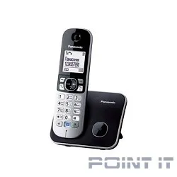 Panasonic KX-TG6811RUB  (черный) {Беспроводной DECT,40 мелодий,телефонный справочник 120 зап.}