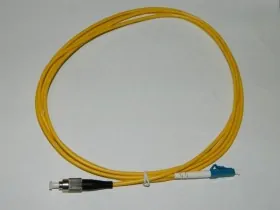 Патч-корд оптический переходной LC-FC/UPC SM Simplex 3.0мм 9/125, 2м Netko