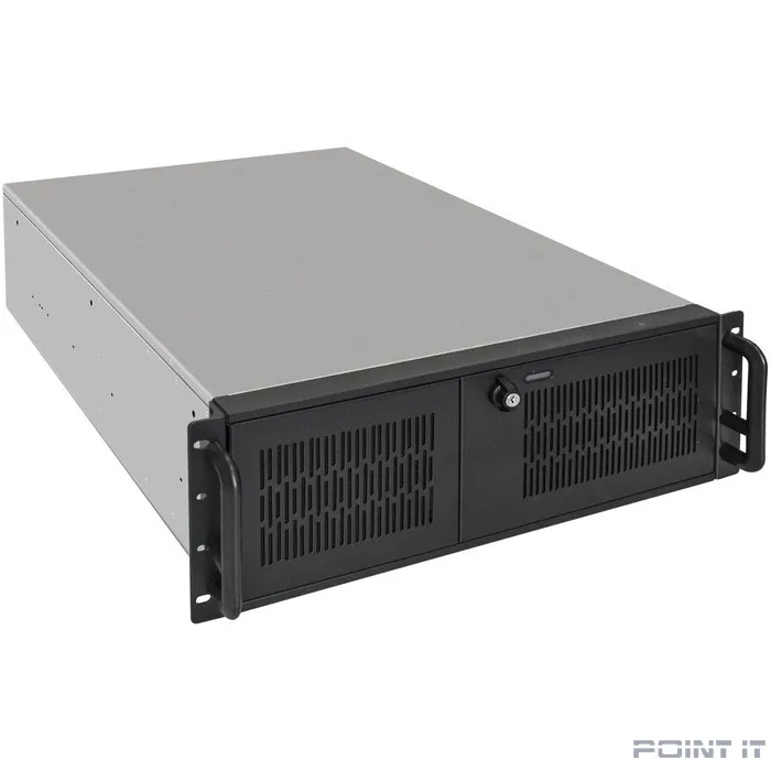 Exegate EX293257RUS Серверный корпус ExeGate Pro 4U650-010/4U4139L <RM 19", высота 4U, глубина 650, БП 600RADS, USB>