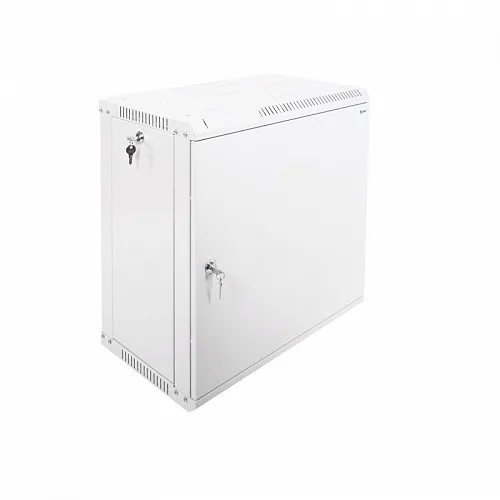 Шкаф телекоммуникационный настенный разборный ЭКОНОМ 12U (600x350) дверь металл