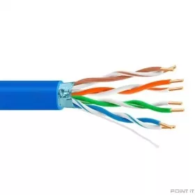 5bites Кабель Express FS5525-305B-BL витая пара FTP / SOLID / 5E / 24AWG / COPPER / PVC / BLUE / 305M