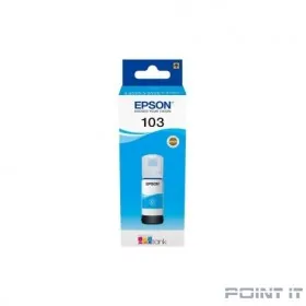 EPSON C13T00S24A Контейнер с голубыми чернилами для L3100/3101/3110/3150/3151, 65 мл.(cons ink)