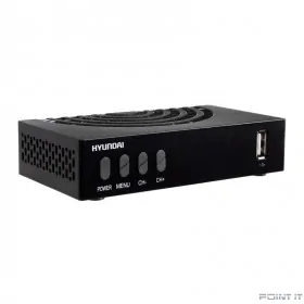 Ресивер DVB-T2 Hyundai H-DVB440 черный