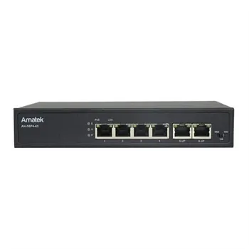 AN-S6P4-65 - 6-портовый 100 Мбит/с коммутатор с PoE+ до 65Вт