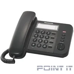 Panasonic KX-TS2352RUB (черный) {индикатор вызова,порт для доп. телеф. оборуд.,4 уровня громкости звонка}
