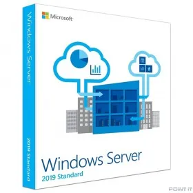 P73-07680 Microsoft Windows Server Standard 2019 English 64-bit Russia Only DVD 5 Clt 16 Core License