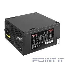 Exegate EX260641RUS Блок питания 500W Exegate 500PPE, ATX, black, APFC, 12cm, 24p+(4+4)p PCI-E, 3*IDE, 5*SATA, FDD