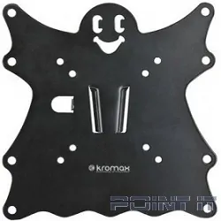 Kromax CASPER-200 black,  Кр. стал. наст. для TV 15&quot;-40&quot;, max 30 кг, 0 ст св., от ст. 21 мм, max VESA 200x200 мм.