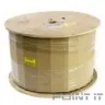 5bites Кабель FS5505-305C(P)E-M FTP / SOLID / 5E / 24AWG / COPPER / PVC(+PE) / BLACK / OUTDOOR / MESSENGER / DRUM / 305M
