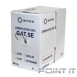 5bites US5400-305S Кабель UTP / SOLID / 5E / CCA+CCS / PVC / 305M