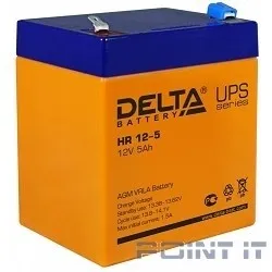 Delta HR 12-5 (5 А\ч, 12В) свинцово- кислотный аккумулятор  