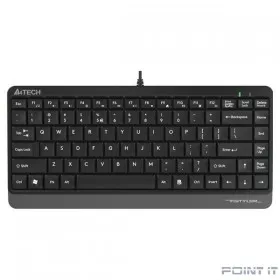 Клавиатура A4Tech Fstyler FK11 черный/серый USB slim