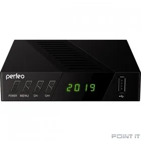 Perfeo DVB-T2/C приставка &quot;STREAM-2&quot; для  цифр.TV, Wi-Fi, IPTV, HDMI, 2 USB, DolbyDigital, пульт ДУ [PF_A4488 ]