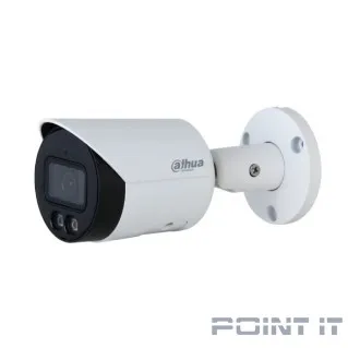 DAHUA DH-IPC-HFW2849SP-S-IL-0280B Уличная цилиндрическая IP-видеокамера Full-color с ИИ 8Мп, 1/2.7” CMOS, объектив 2.8мм, видеоаналитика, ИК до 30м, LED до 30м, IP67, корпус: металл
