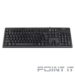 Keyboard  A4tech KR-83 black USB, проводная USB, 104 клавиши [533406]