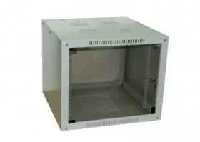 Шкаф настенный 6U серия NOP (600х600x370), разборный, серый