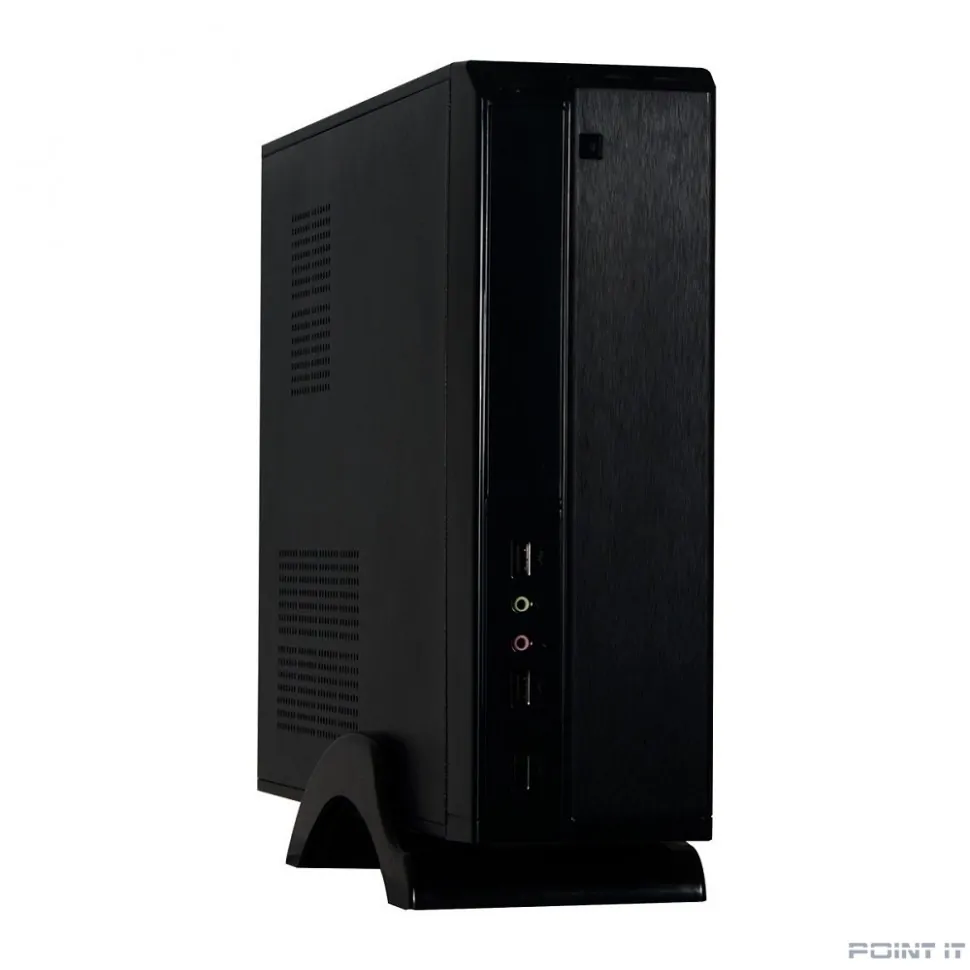 Exegate EX268690RUS Корпус MiniITX Exegate MI-207 Black, miniITX/mATX, <M400, 80mm>, 2*USB, Audio
