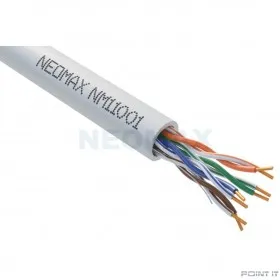 Кабель NEOMAX [NM11001] U/UTP cat.5e 4 пары (305 м) 0.45 мм (24 AWG) Медь, PVC jacket; 