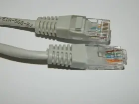 Патч-корд Technolink UTP4 cat 5e, 20.0м, ВС, серый