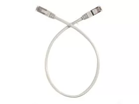 Патч-корд FTP4 cat.5e, 0.5м, литой коннектор, серый, Netko CKC