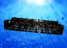 PR-001B PoE, шасси для инжекторов (PSE), 2U, 8 слотов, 100-240VAC,50/60Hz,кабель питания ЕВРО,тип1, черный РАСПРОДАЖА