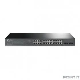 TP-Link SG2428P Коммутатор JetStream Smart с 24 гигабитными портами PoE+ и 4 портами SFP