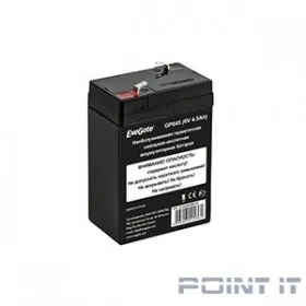 Exegate EX282948RUS Аккумуляторная батарея GP645 (6V 4.5Ah, клеммы F1)
