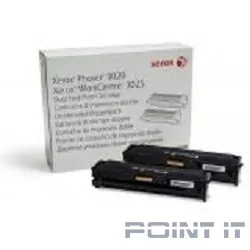 XEROX 106R03048 Тонер-картридж черный Phaser 3020/WC3025, 3 К, (двойная упаковка)