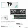 ONKRON TM4 чёрный {17"-37" Максимальная нагрузка: 18,2 кг VESA: 75x75, 100x100, 100x200, 200x100, 200x200 мм Угол наклона: 0° ~ +15° Вылет от стены: 35~105 мм}