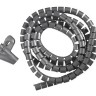 Органайзер для проводов с инструментом для укладки, ID-15mm, 2м, пластик, серый NETKO Optima