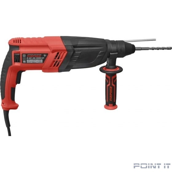 Перфоратор ПАРМА П-02-30/1000ЭР [02.027.00009] { 1000Вт,3-х реж,3,3Дж, SDS-plus, рег.об.,рев, пл.пуск,рук.Эрго+)5ш/к }