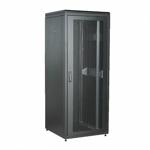 ITK Шкаф сетевой 19 LINEA N 28U 600х1000 мм перфорированная передняя дверь черный