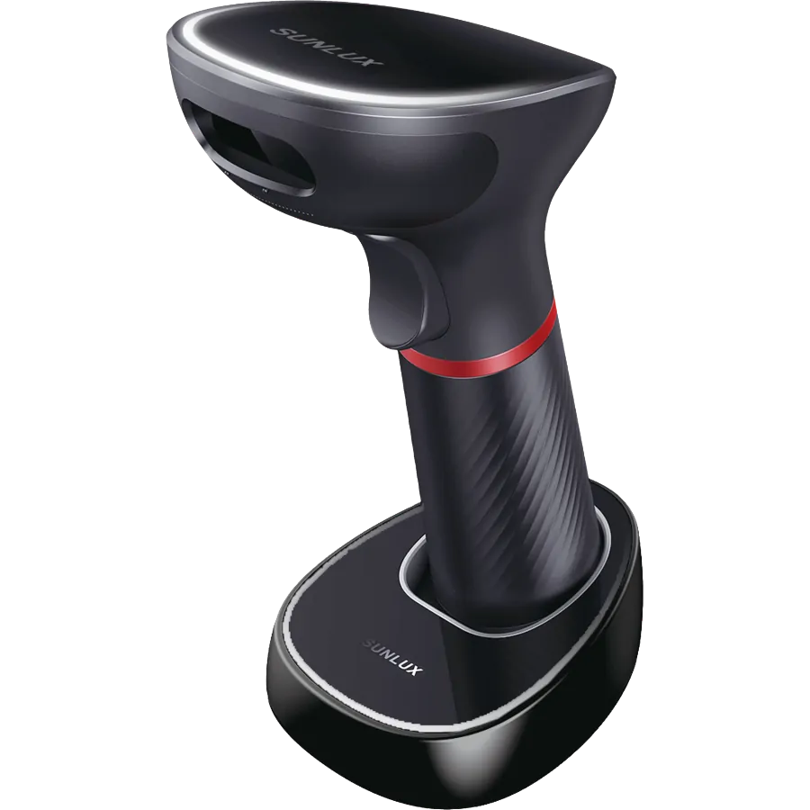 Ручной беспроводной 2D-сканер Sunlux XL-9610 (сканер + кредл + USB-провод)