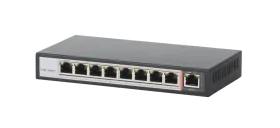 Коммутатор GIGALINK, неупр., 8 PoE (802.3af) портов 100Мбит/с, 1 Uplink порт 100Мбит/с, 96Вт