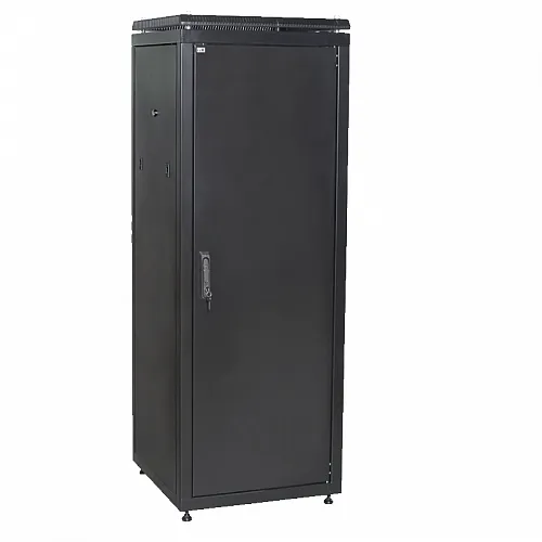 ITK Шкаф сетевой 19 LINEA N 24U 600х800 мм металлическая передняя дверь черный